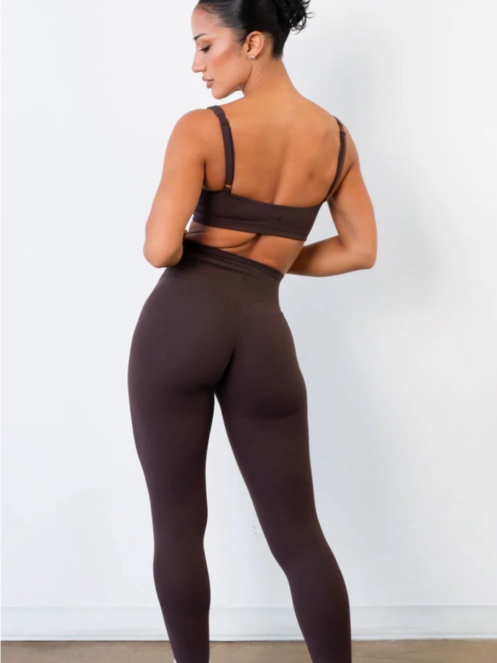 Vitality / Balance Athletics High-Waist Brown Leggings